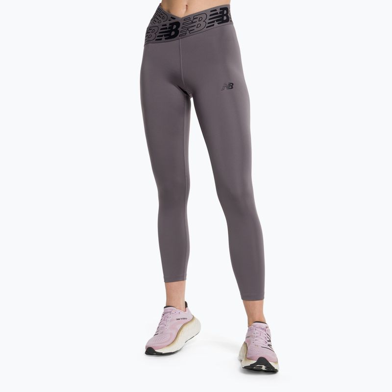 Тренировъчни гамаши за жени New Balance Tight Relentless Crossover High Rise сив NBWP21177Z