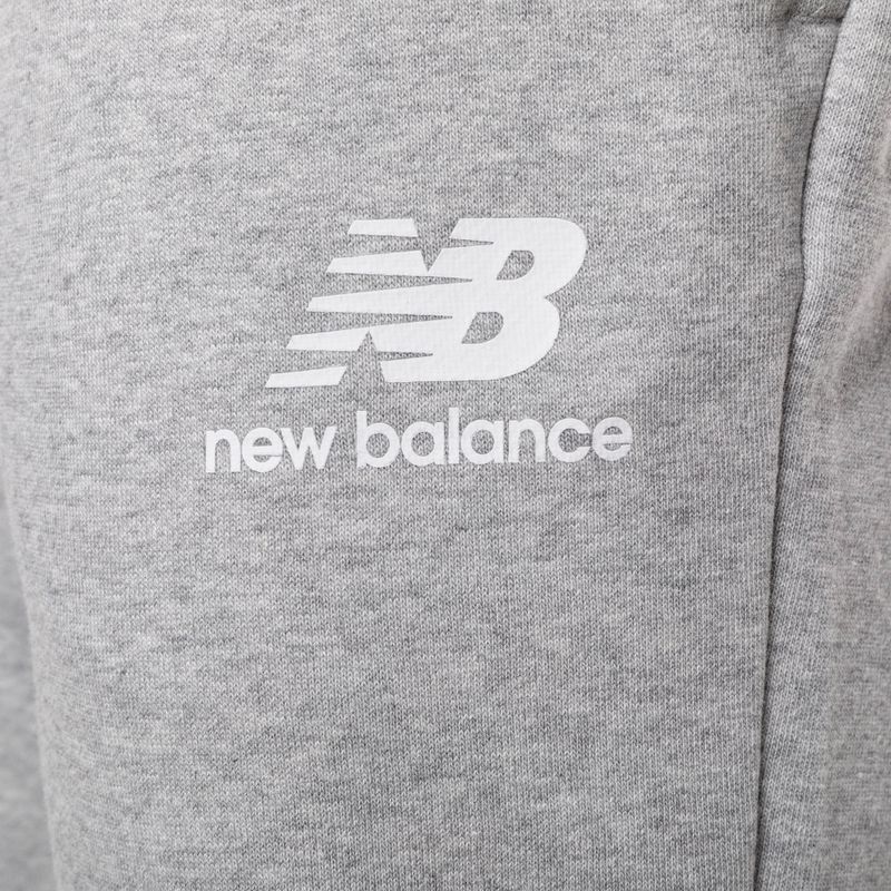 Дамски панталони за тренировка New Balance Essentials Stacked Logo French grey NBWP31530 7