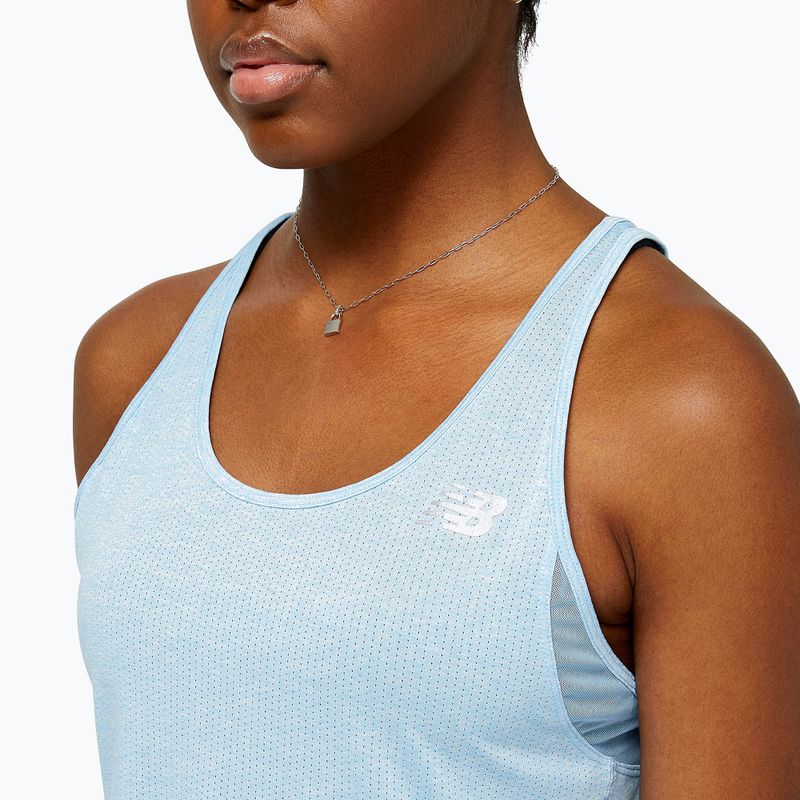Горнище за бягане за жени New Balance Impact Run Tank blue NBWT21260 4