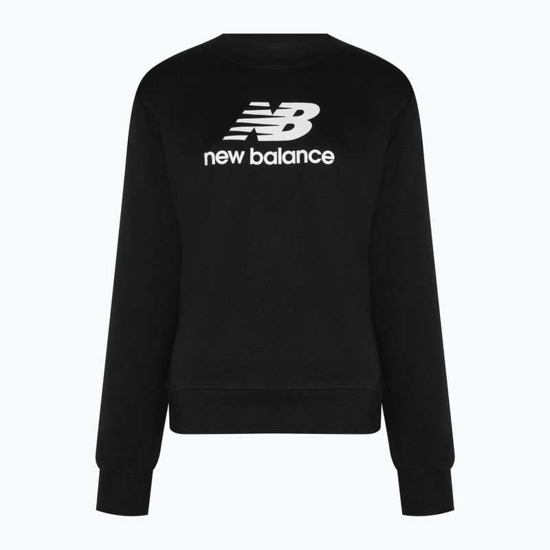 Суитшърт за тренировки за жени New Balance Essentials Stacked Logo French Terry Hoodie black NBWT31533 5