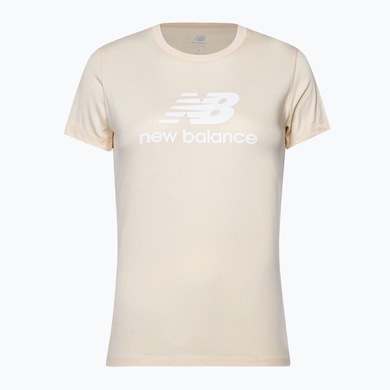 Дамски тениски New Balance Essentials Stacked Logo Co бежови NBWT31546 5