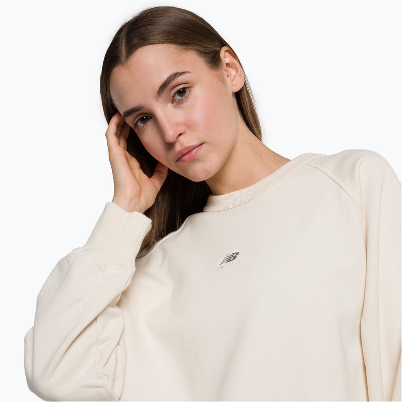 Дамски суитшърт за тренировки New Balance Athletics Remastered French Terry Crewneck сив WT31500GIE 4