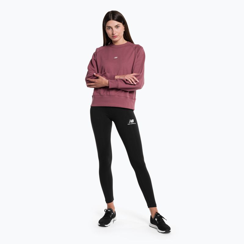 Дамски клинове за тренировка New Balance Tight Essentials Stacked Logo Cotton black NBWP31509 2