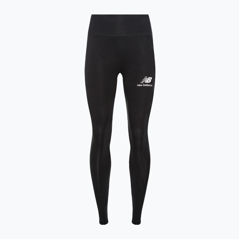 Дамски клинове за тренировка New Balance Tight Essentials Stacked Logo Cotton black NBWP31509 5