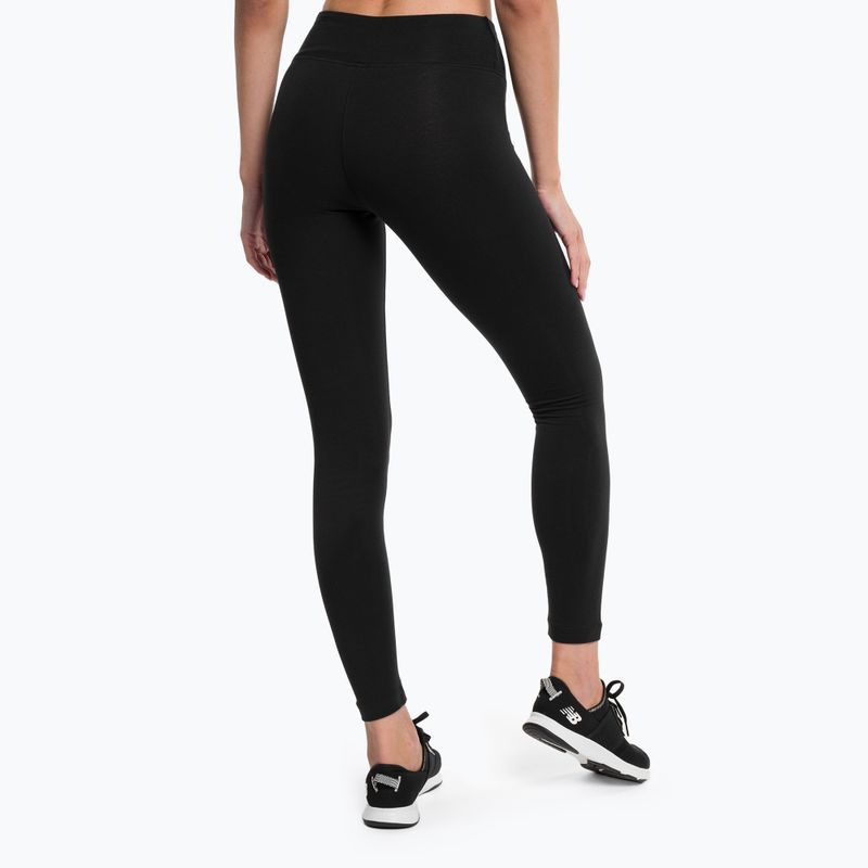 Дамски клинове за тренировка New Balance Tight Essentials Stacked Logo Cotton black NBWP31509 3