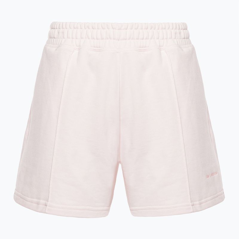 Дамски шорти за тренировка New Balance Athletics Nature State French Terry розови WS23552WAN 5
