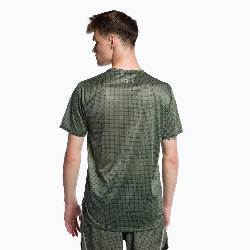 Мъжки тениски New Balance Top Printed Impact Run SS Running Shirt Green NBMT21263DON 3