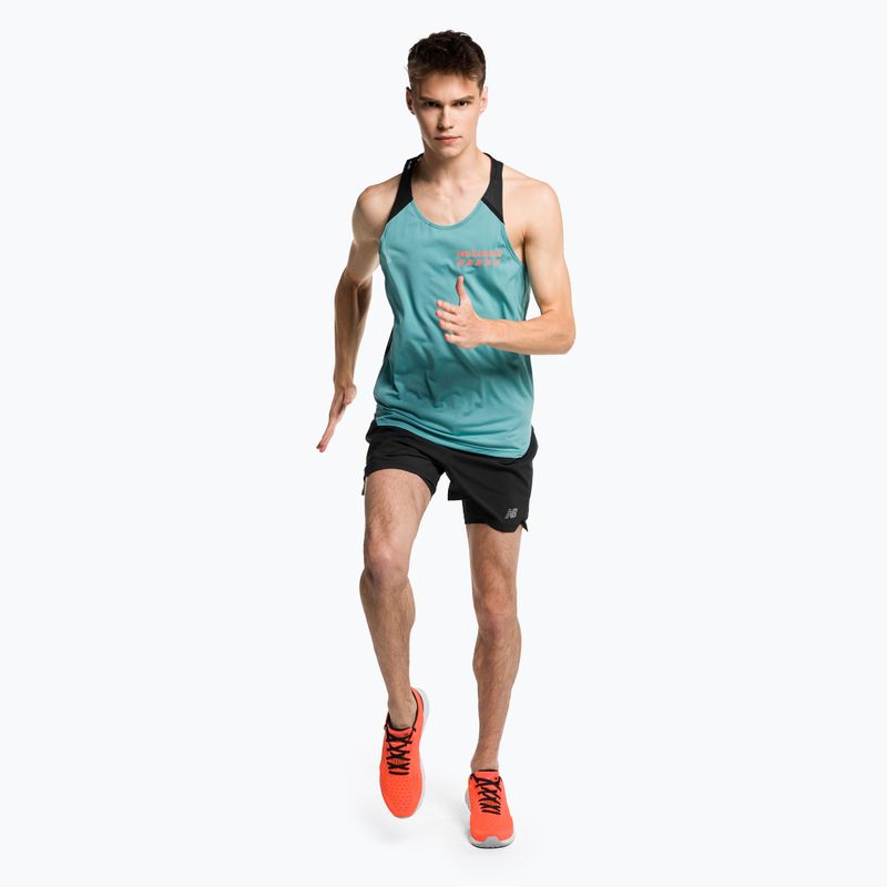 Мъжки потник за бягане New Balance Accelerate Pacer Singlet blue MT31240FAD 2