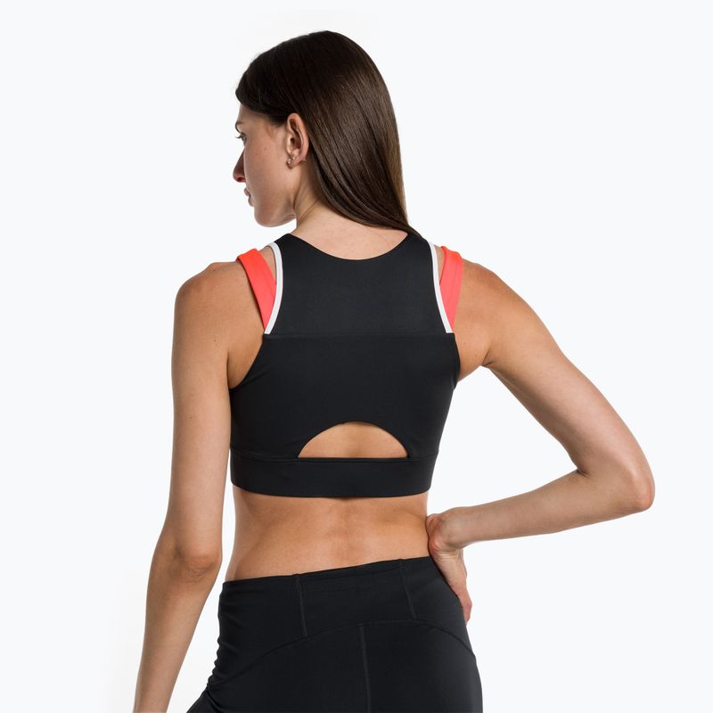 New Balance Shape Shield Crop сутиен за бягане черен WB21110NDF 3