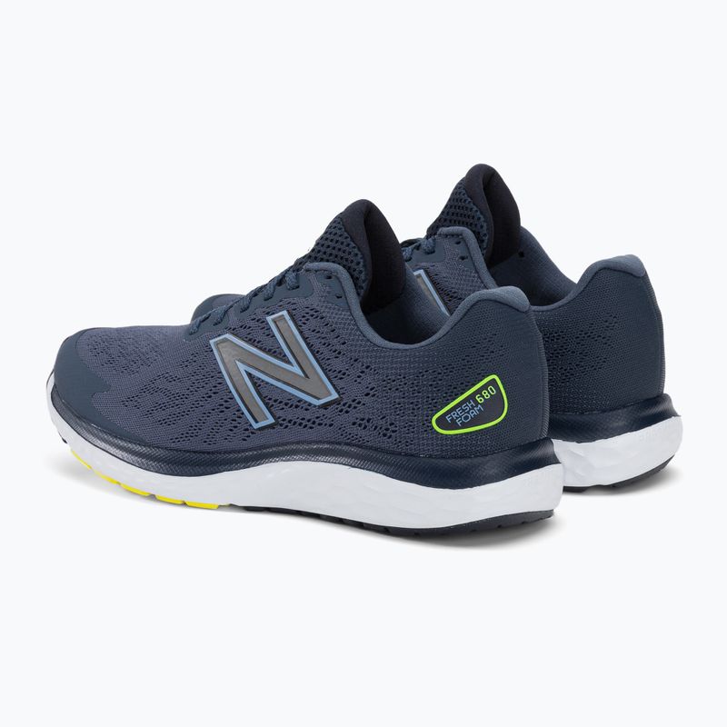 Мъжки обувки за бягане New Balance W680V7 тъмносин NBM680C 3