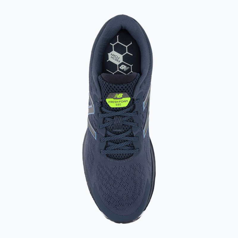 Мъжки обувки за бягане New Balance W680V7 тъмносин NBM680C 6