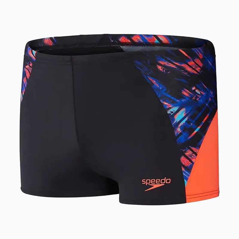 Мъжки къси панталони за плуване Speedo ECO END+ Splice black/orange 6