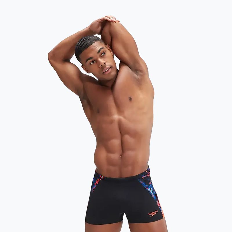 Мъжки къси панталони за плуване Speedo ECO END+ Splice black/orange 12
