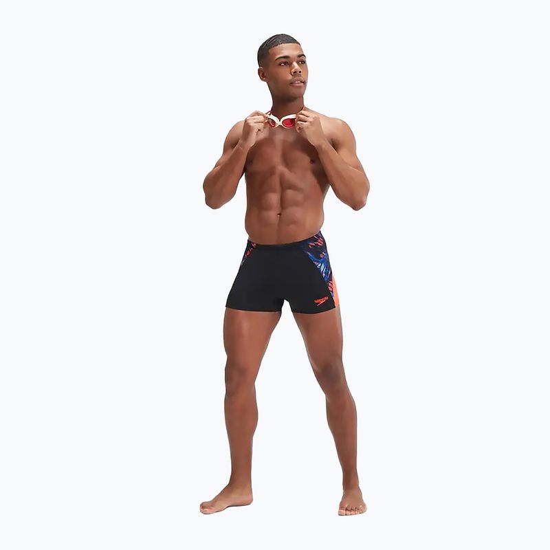 Мъжки къси панталони за плуване Speedo ECO END+ Splice black/orange 15