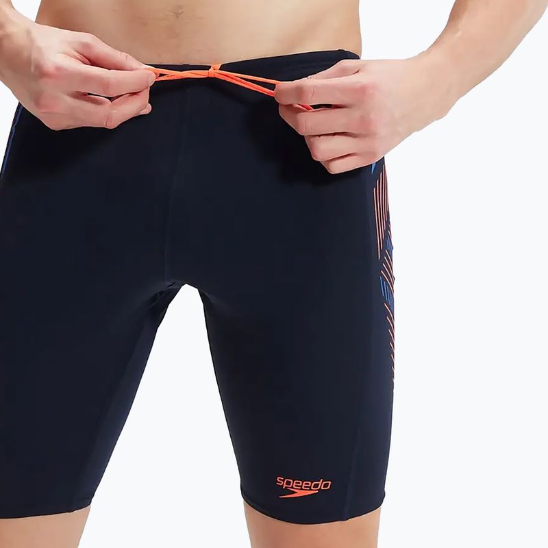 Мъжки бански Speedo Tech Panel navy/orange 12