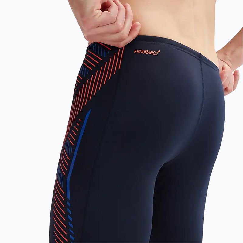 Мъжки бански Speedo Tech Panel navy/orange 13