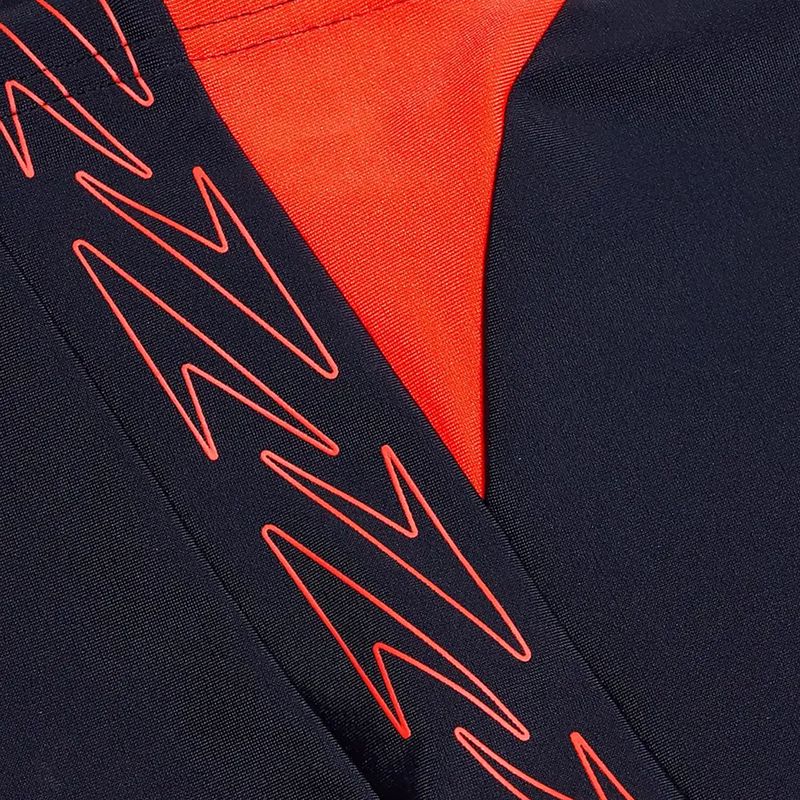 Детски бански Speedo Hyper Boom Logo Splice тъмносин/оранжев 7