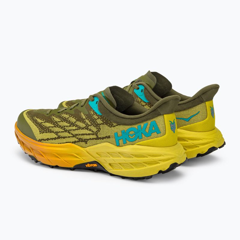 Мъжки обувки за бягане HOKA Speedgoat 5 avocado/passion fruit 4