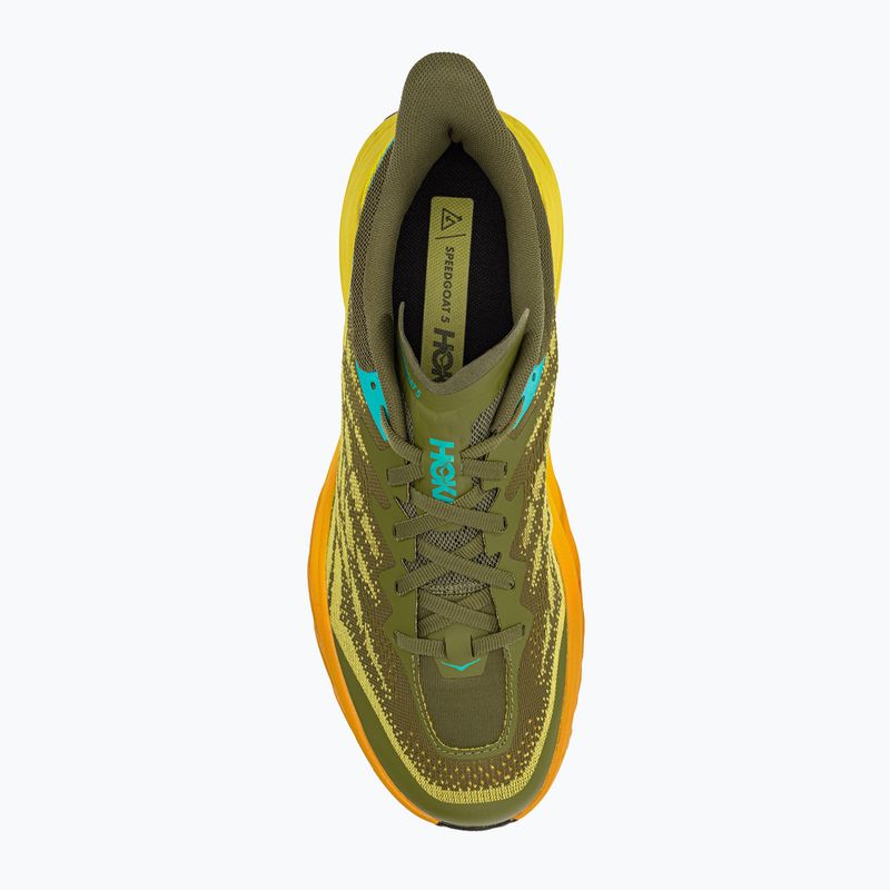 Мъжки обувки за бягане HOKA Speedgoat 5 avocado/passion fruit 5