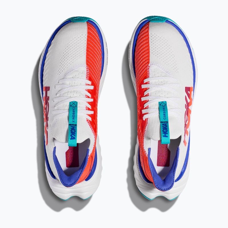 Мъжки обувки за бягане HOKA Carbon X 3 white/flame 11