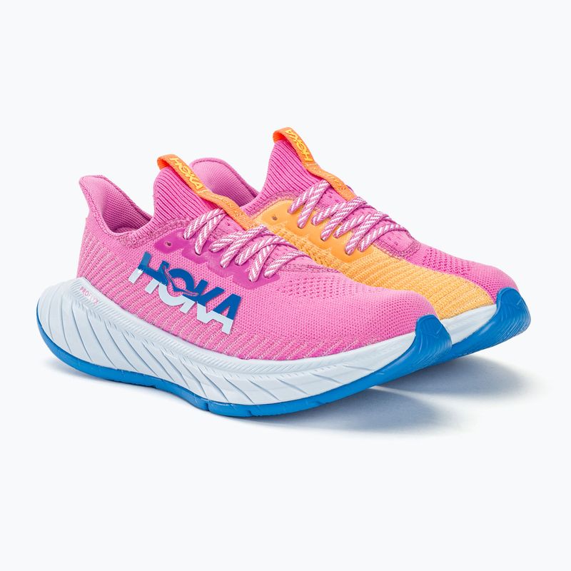 Дамски обувки за бягане HOKA Carbon X 3 cyclamen/impala 4