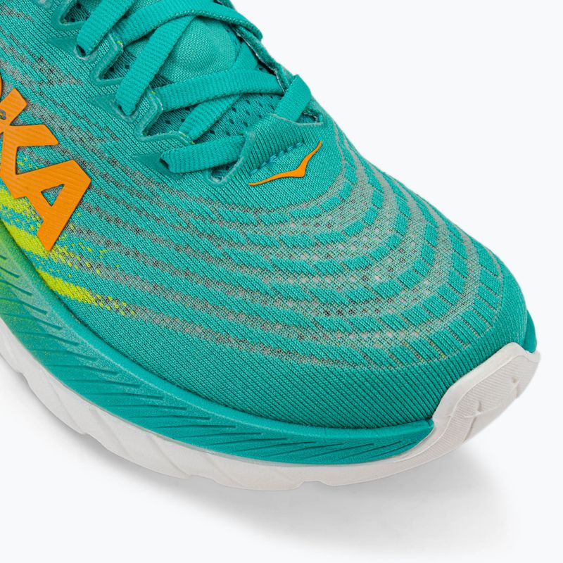 Дамски обувки за бягане HOKA Mach 5 blue/yellow 1127894-CEPR 7