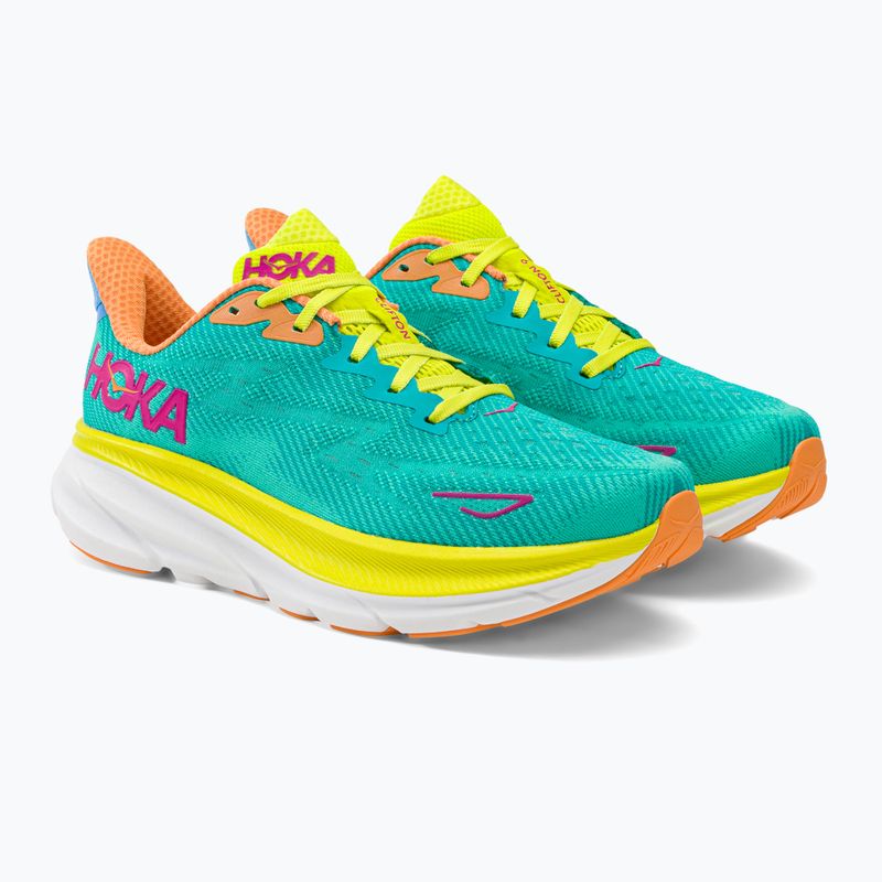 HOKA мъжки обувки за бягане Clifton 9 green 1127895-CEPR 4