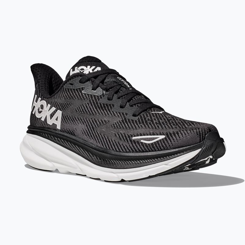 Дамски обувки за бягане HOKA Clifton 9 black/white 8