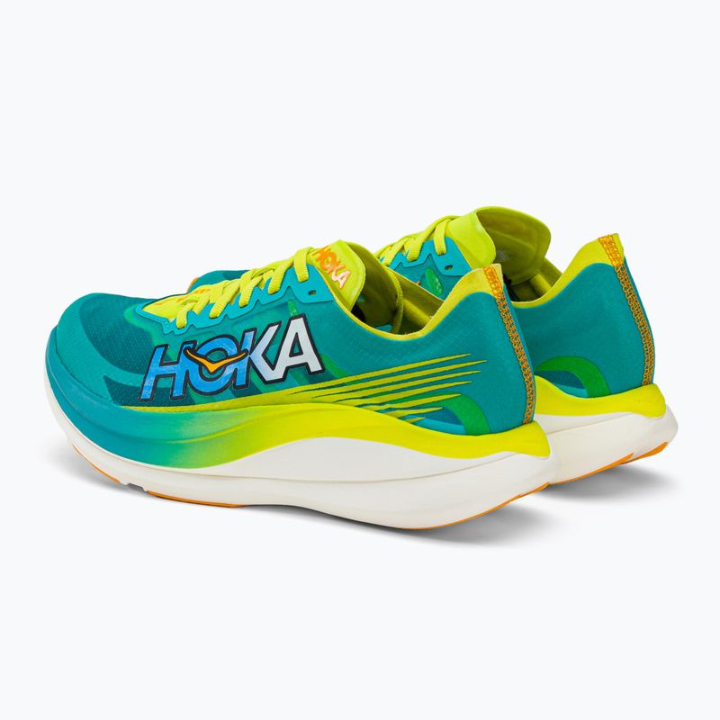 HOKA Rocket X 2 мъжки обувки за бягане синьо/жълто 1127927-CEPR 4