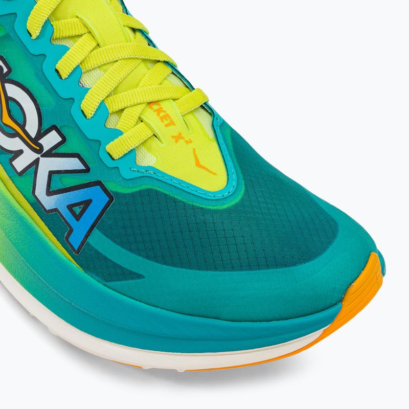 HOKA Rocket X 2 мъжки обувки за бягане синьо/жълто 1127927-CEPR 7