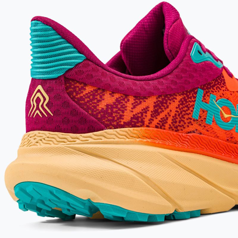 HOKA мъжки обувки за бягане Challenger ATR 7 flame/cherries jubilee 1134497-FCJB 9