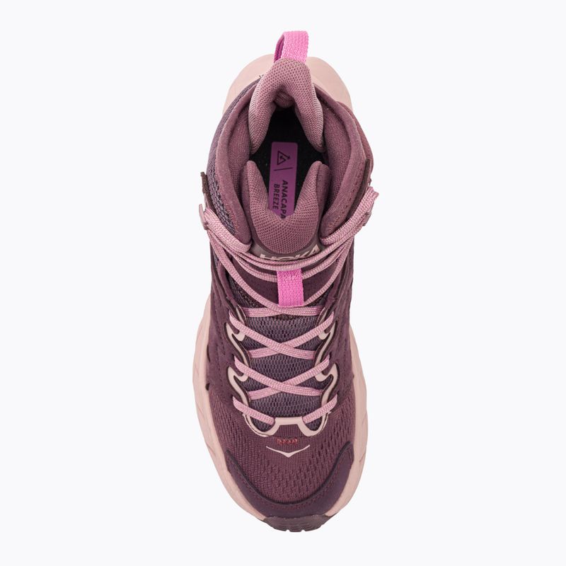 Дамски обувки за трекинг HOKA Anacapa Breeze Mid raisin/pale mauve 7