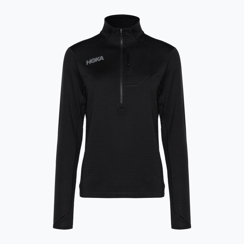 Дамски суитшърт за бягане HOKA 1/2 Zip black