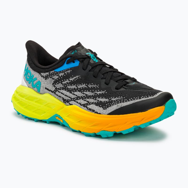 Дамски обувки за бягане HOKA Speedgoat 5 black/evening primrose