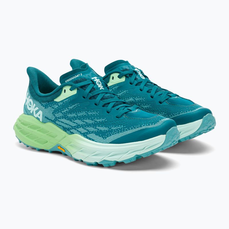 Дамски обувки за бягане HOKA Speedgoat 5 deep lagoon/ocean mist 4