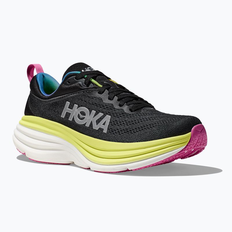Мъжки обувки за бягане HOKA Bondi 8 black/citrus glow