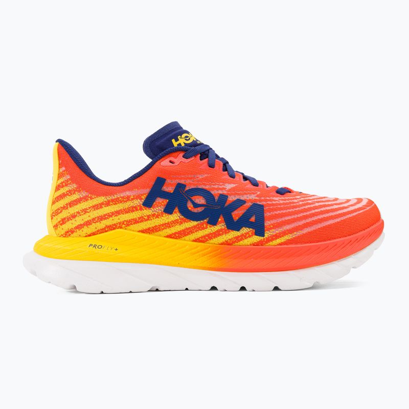 HOKA Mach 5 flame/dandelion мъжки обувки за бягане 2
