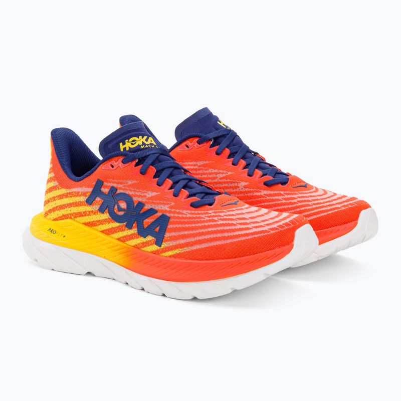 HOKA Mach 5 flame/dandelion мъжки обувки за бягане 5