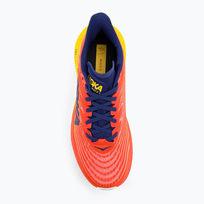 HOKA Mach 5 flame/dandelion мъжки обувки за бягане 6