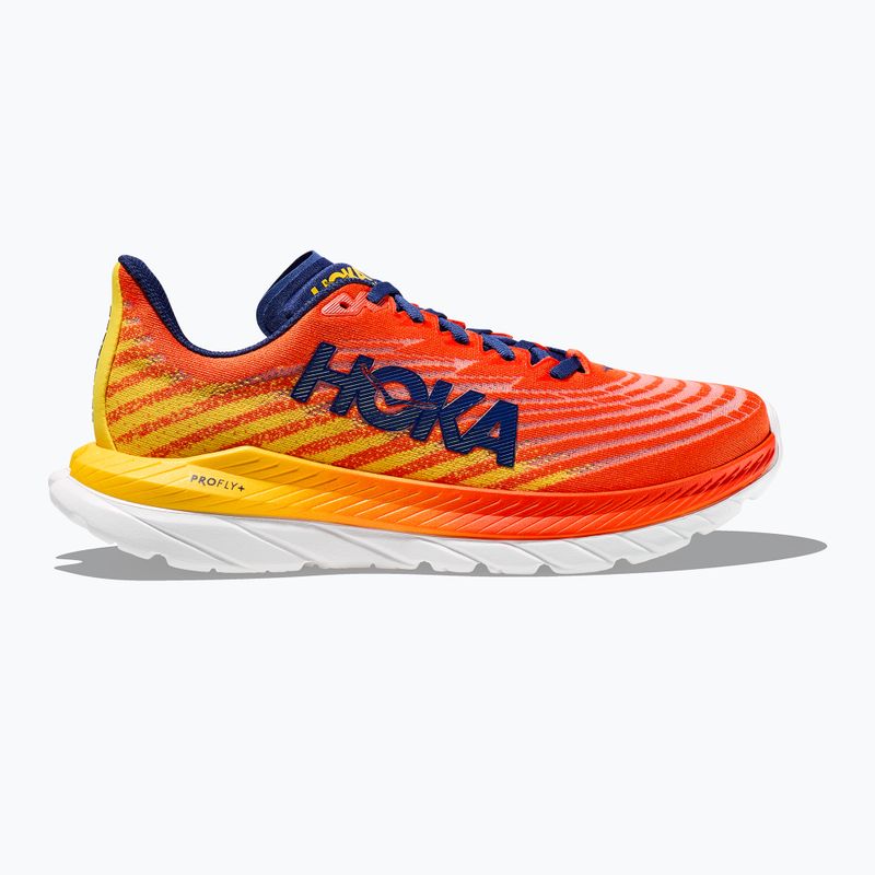 HOKA Mach 5 flame/dandelion мъжки обувки за бягане 8