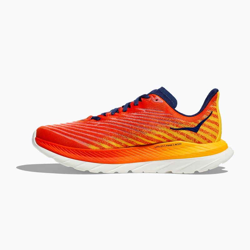 HOKA Mach 5 flame/dandelion мъжки обувки за бягане 9