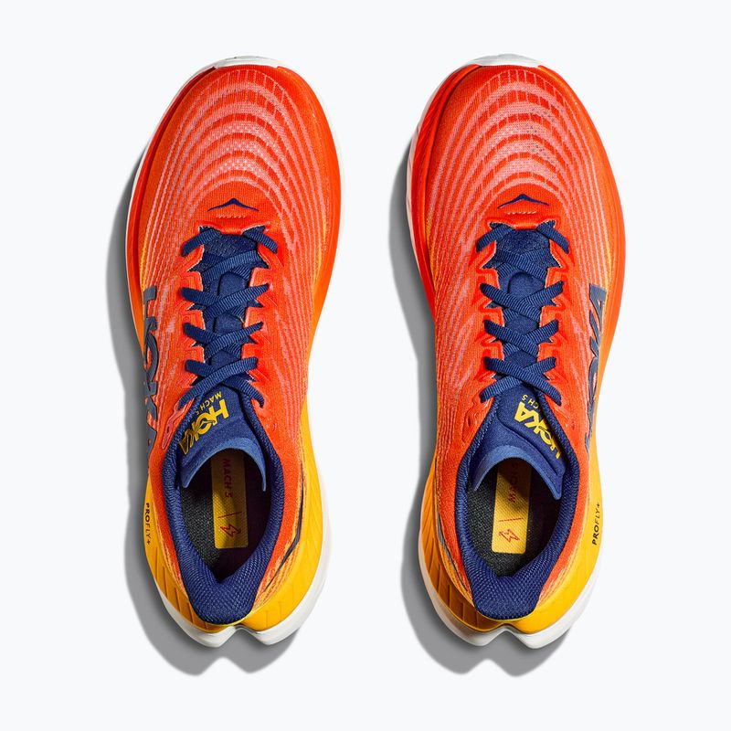HOKA Mach 5 flame/dandelion мъжки обувки за бягане 12
