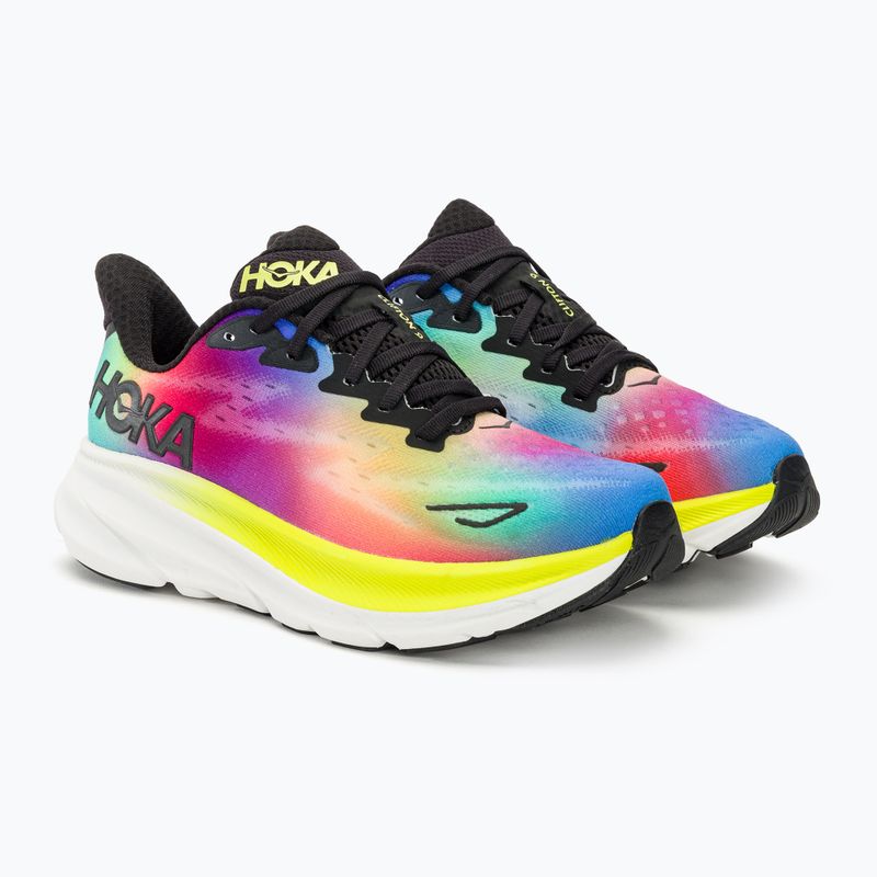 Дамски обувки за бягане HOKA Clifton 9 black/multi 5