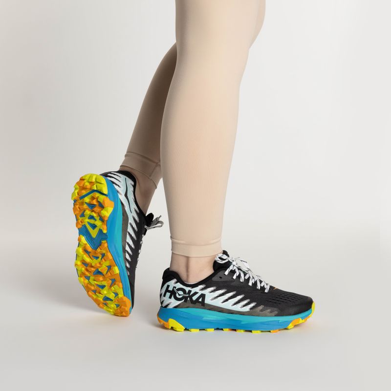 Дамски обувки за бягане HOKA Torrent 3 black/diva blue 2