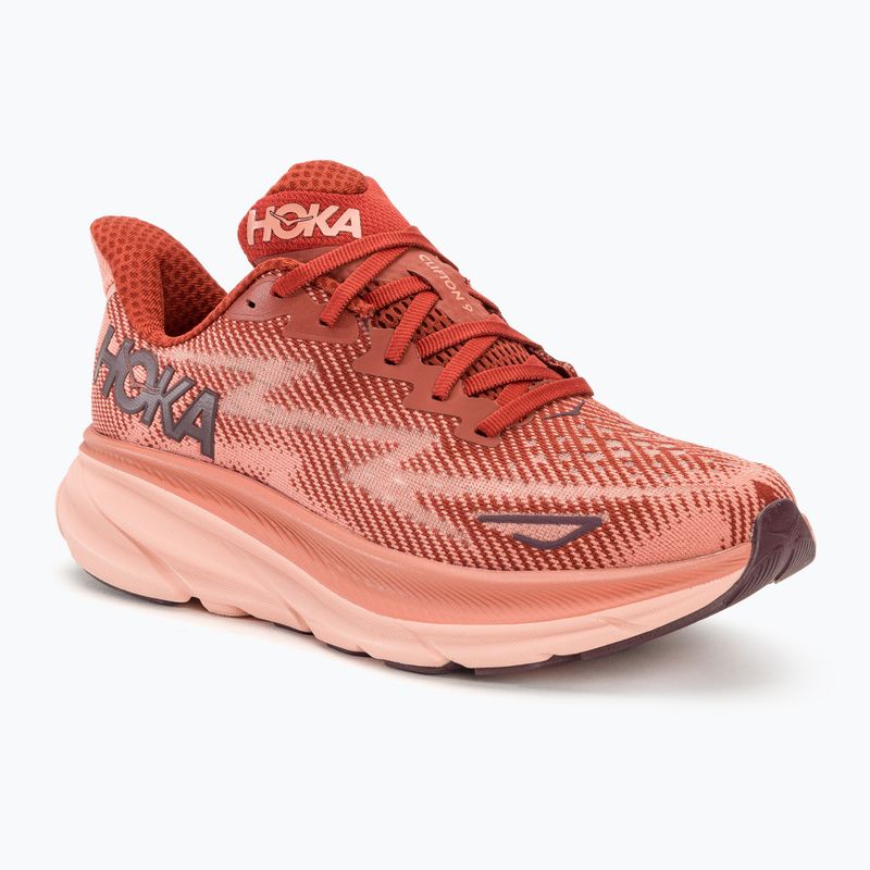 Дамски обувки за бягане HOKA Clifton 9 rust/earthenware