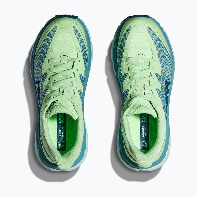 Дамски обувки за бягане HOKA Mafate Speed 4 lime glow/ocean mist 16