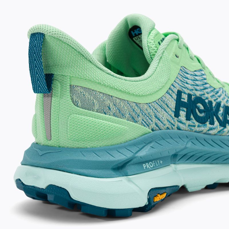 Дамски обувки за бягане HOKA Mafate Speed 4 lime glow/ocean mist 9