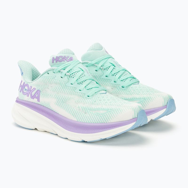 Дамски обувки за бягане HOKA Clifton 9 Wide sunlit ocean/lilac mist 5