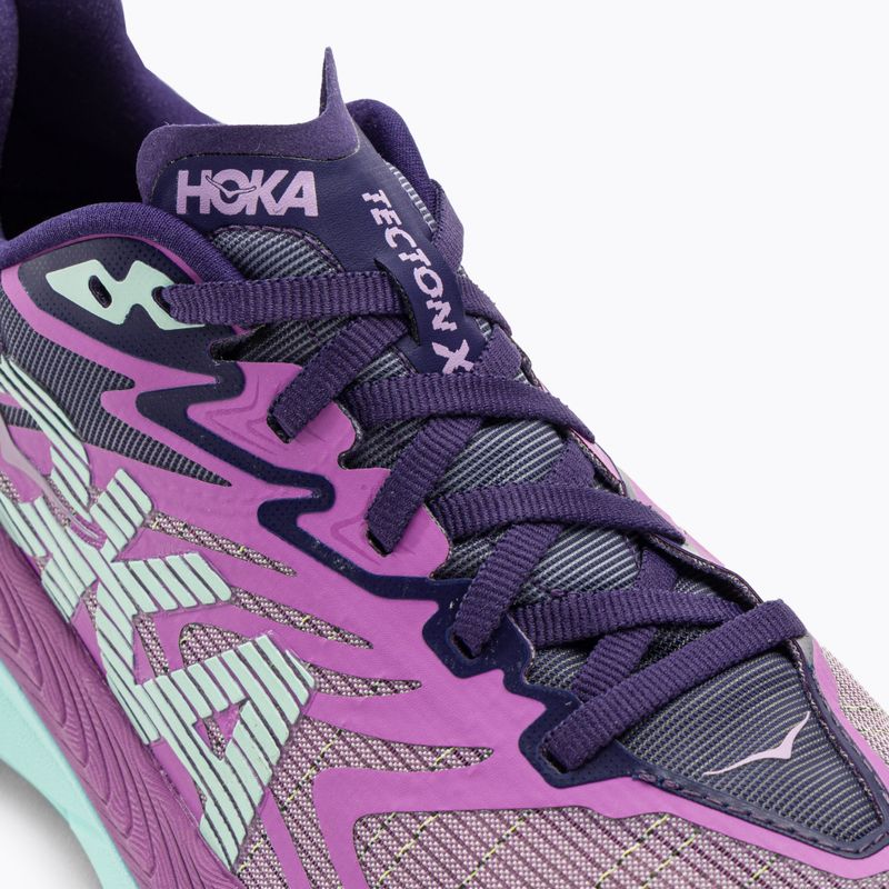 Дамски обувки за бягане HOKA Tecton X 2 orchid flower/night sky 8