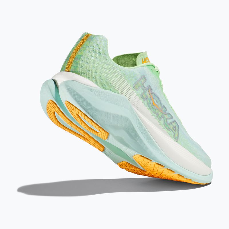 Дамски обувки за бягане HOKA Mach X lime glow/sunlit ocean 18